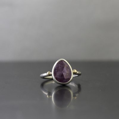 Plum Sapphire Ring